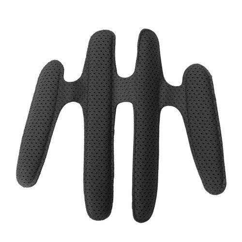 Black Universal Helmet Foam Liner with Sticky Adhesive & Hook Loop 2