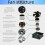 Light Weight USB 5V Blower For Backyard Fire-without air duct 7
