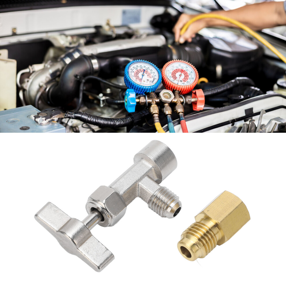 Stainless Steel Can Tap Opener With Brass Adapter For Ac Systems 3511356781088