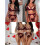 (S, Wine Red) Women Lace Garter Lingerie Set 2
