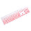 1Pièces Protection Clavier Silicone Rose Compatible Kb216 Km636 1
