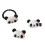 3 Panda Hårsnodd, Brosch Hårklypa För Barn, , 1