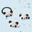 3 Panda Hårsnodd, Brosch Hårklypa För Barn, , 5