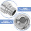 Silver ABS Salon Shampoo Spray Head Durable Ergonomic Design 8