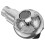 Silver ABS Salon Shampoo Spray Head Durable Ergonomic Design 10