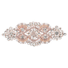 Rhineston Applikation Bröllopsbälte Flik Syapplikation