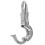 Equestrian Hook: 102 Mm Snabbhake För Hästrid Paracord 1