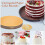 10Pcs Cake Base Runsa Brädor Vågat Papper 10 7