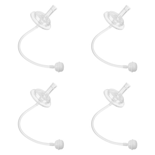 4St Babyflasksugrör Ersättningsdelar Silicone Näringstillbehör