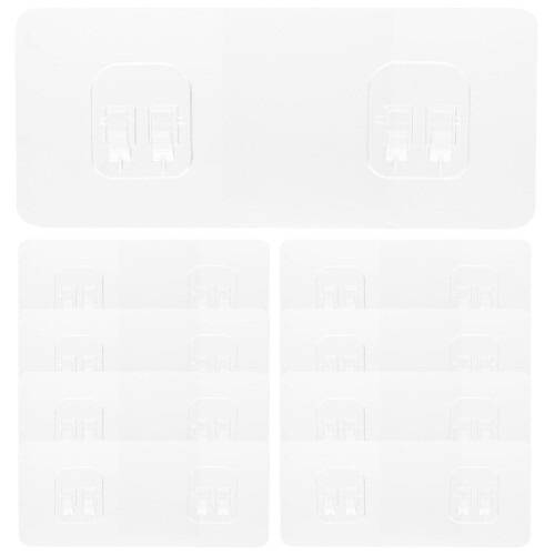 20Pcs Transparent Duschhylla Såphållare För Kök 1