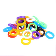 30Pcs Ljusa Färgade Silicone Tangentöverdrag För Kodning