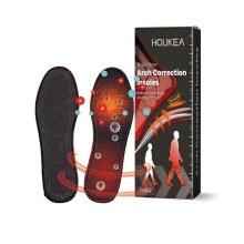 (2pcs)1-6pcs Infrared Therapy Orthopedic Arch Support Insoles Height Increase Shoes Insoles