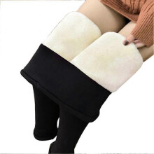 (2XL, Black) Women Winter Leggings High Waist Warm Lined Thick Opaque Tights Stretch Bottoms Thermal Tight Leggings for Autumn Winter