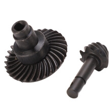 Steel RC Bevel Gear Set 8T 30T for 1/10 Axial Cars, Black
