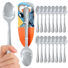 (18 teaspoons (3 x 6pk)) 6 -36 Tea Spoons Stainless Steel Teaspoon Quality Cutlery Set Of Teaspoons Spoon Coffee Tableware Multicolor