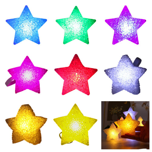 4PCS Tragbare Star Night Light Stick-blaues blaues Licht 2