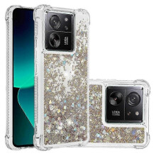 (Yellow) Case for Xiaomi 13T/13T Pro Bumper Cover Sparkly Glitter Bling Flow...