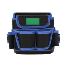 Multiple Pocket Single Side Tool Belt Pouch/Work Apron-Blue 3
