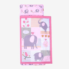 (C) Kids Nap Mat With Weighted Blanket For Daycare With Pillow, Toddler Nap Mat For Preschool And Sleepovers, 49.2"l X 19.6"w