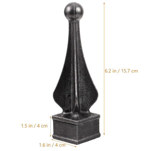 Fence Finial Bondgårds Stängsel Topprör Trädgård Del 1
