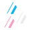 3pcs Cake Arc Guides Heat Resistant Baking-white blue powder 1