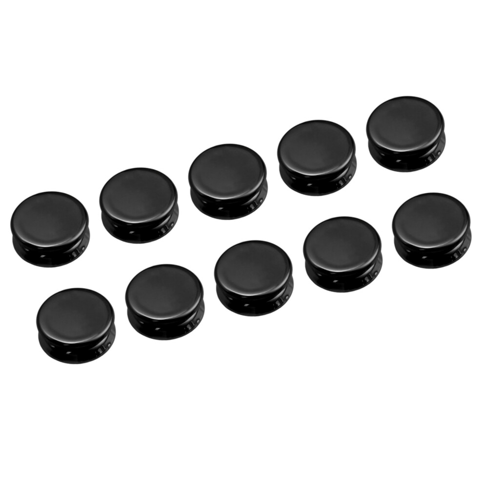 10Pcs Curtain Magnetic Clips Wall Mounted Magnetic Buckle-Black 7754000209620