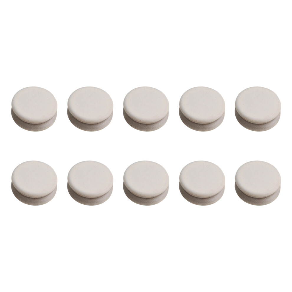 10Pcs Multifunctional Magnetic Curtain Clips Double Sided-White 7754000209873