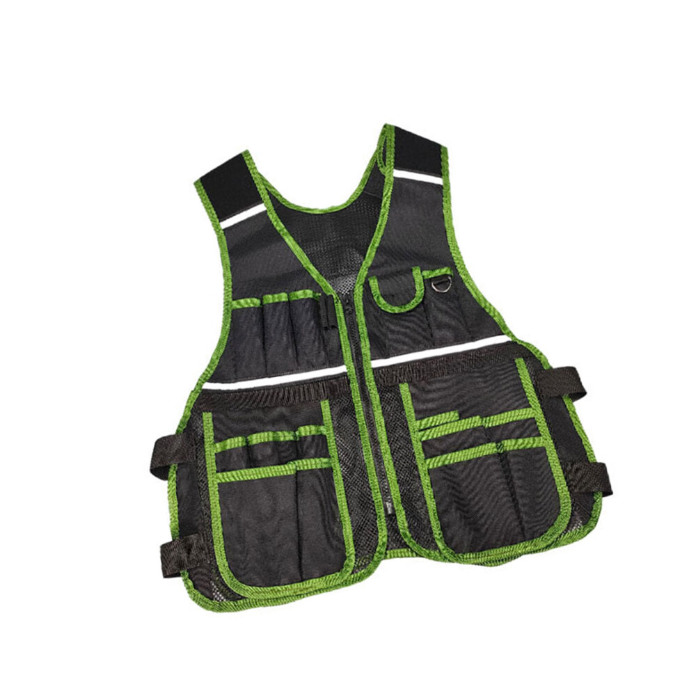 Industrial Tool Carriers Vest Electrician Tool Vest With-Green 7754000209934