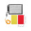 1 Set Professionella Domarutrustningar Standard Domarkort Portable 9