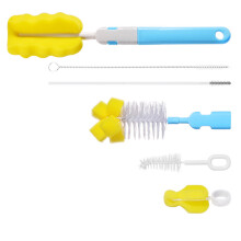 6Pcs Borste Set, Rengöringsborste, Avtagbar Sugrörsborste