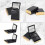 2Pcs Eye Shadow Boxes Black Plastic Compact Portable Makeup Case 8