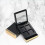 2Pcs Eye Shadow Boxes Black Plastic Compact Portable Makeup Case 6
