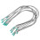 8Pcs Eluppvärmd U- Lockklypa Fästklypor Utbytesdelar 6
