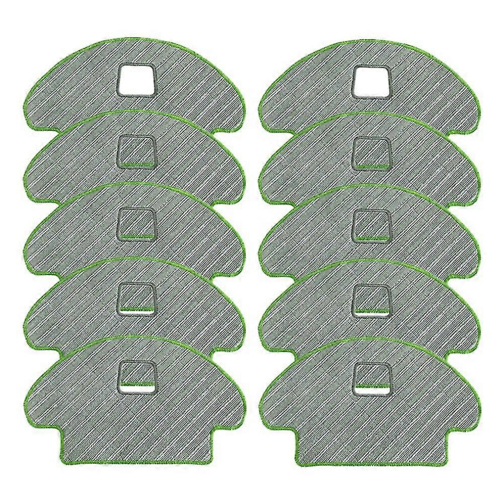 Kikidex (As Show, One Size) 10Pcs Mop Pads For Ozmo 610 930 Vacuum Cleaner Robot Mop Rags Parts Mop Cloths Accessories