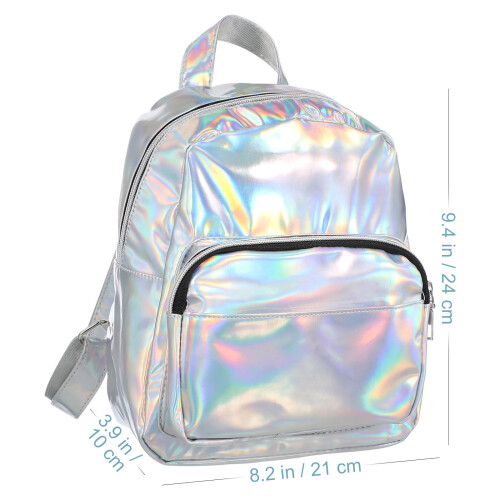 Chic Holografisk Ryggsäck för Flickor (Grå) 1