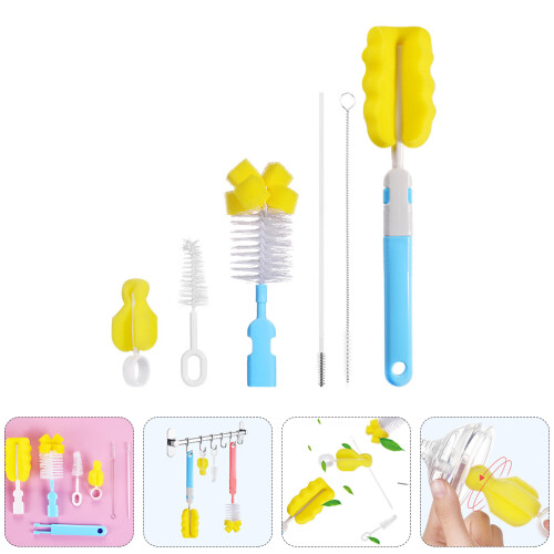 6Pcs Borste Set Avtagbar För Sugrör Nappflaska Kopp 2