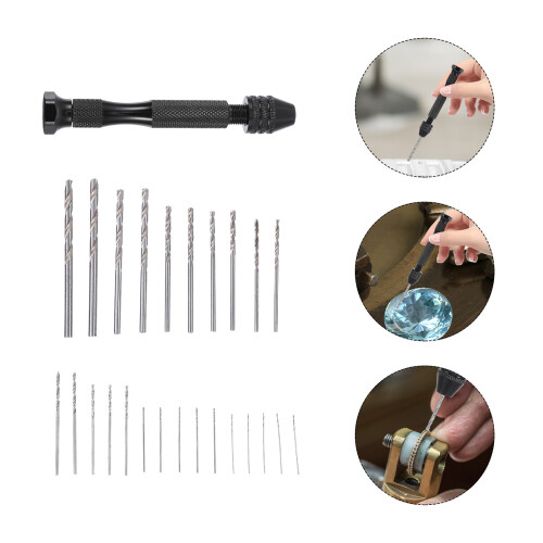 1 Set Precision Borstänger Rotationsverktyg Set Hållbart Handborr Set 2