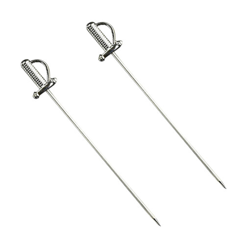 2St Kostymbräde Cocktailpinnar Fruktpinnar Rostfritt 2