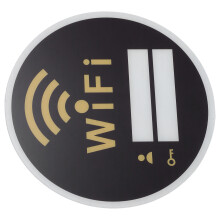 Exquisit Akryl Wifi Påminnelse Väggdekal 20x20 Cm