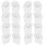 24Pcs Engångs Pommesfriteshållare Vit Pappersbehållare 7