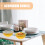20Pcs Matbehållare Takeaway Lådor Aluminium Engångs 8