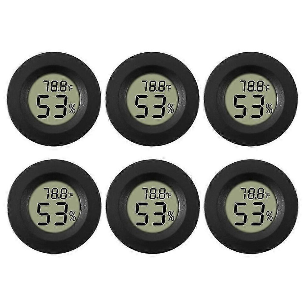 Kikidex (As Show, One Size) Hygrometer Thermometer Digital Lcd Monitor Humidity Meter