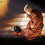 1 Set Tempelmeditation Konstgjord Buddha Träblock 5
