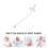 4St Babyflasksugrör Ersättningsdelar Bred Mynning 11