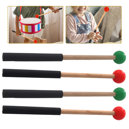 2 Par Trumkäppar För Tongue Drum, Perkussionsinstrument, Marimba 2