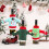 Pull de noël couverture de bouteille de vin-bonhomme de neige 7
