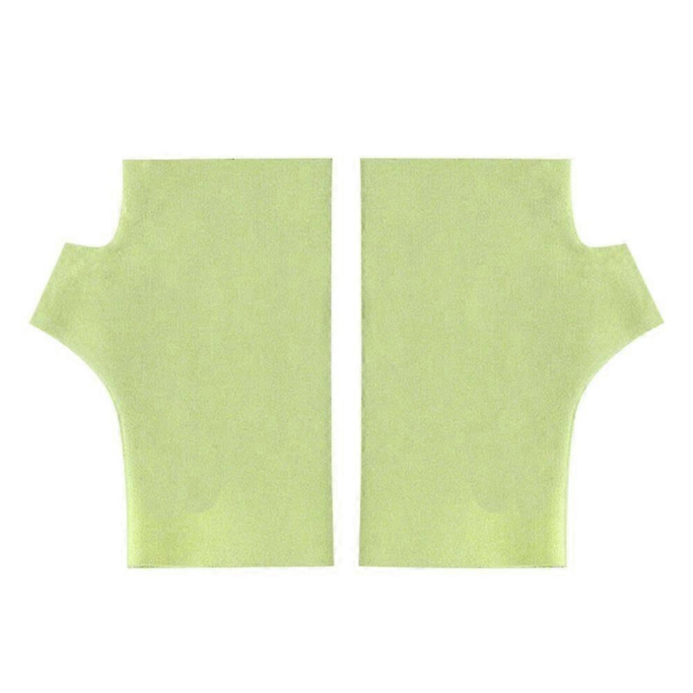 Kikidex (As Show, Lemon ) 1 Pair Autumn Winter Fingerless Gloves Cycling Running Joint Protection Warm Gloves Yellow