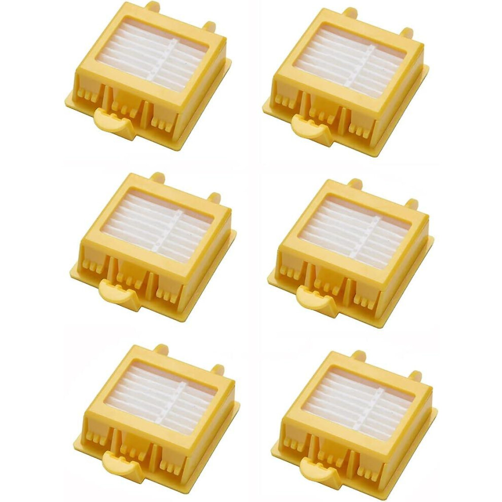 Kikidex (As Show, One Size) 6 Pieces Replacement Filters Accessory Kits For Irobot Roomba Series 700 760 770 780 790 700 Vacuum Cleaner