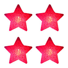 Propriété de scène étoile scintillante en-feu rouge rouge