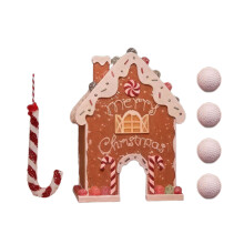 Gingerbreads Themed Golf Set Indoor Outdoors Party-g 4 balls